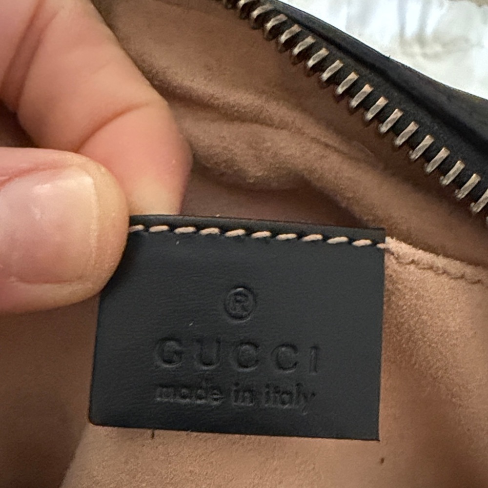 Gucci Black Marmont Small Leather Crossbody Bag - Picture 8 of 10